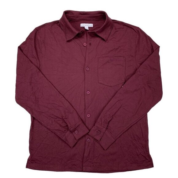 And Now This Mens Regular-Fit Solid Knit Shirt Size S - Picture 1 of 10